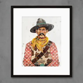 AMERICAN HERITAGE COWBOY (RED) limited edition paper print