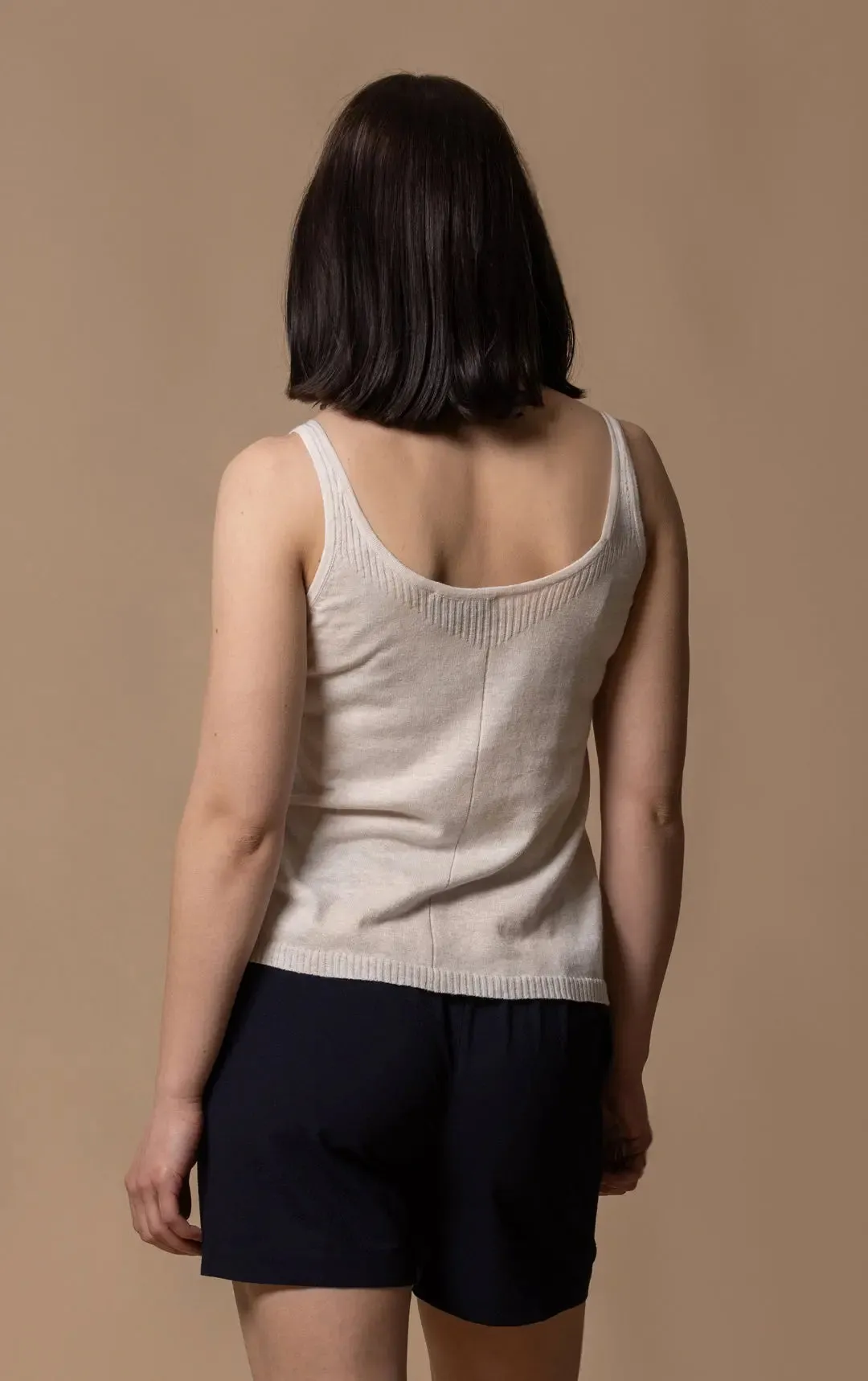 14GG COTTON LINEN CAMI - CLEARANCE