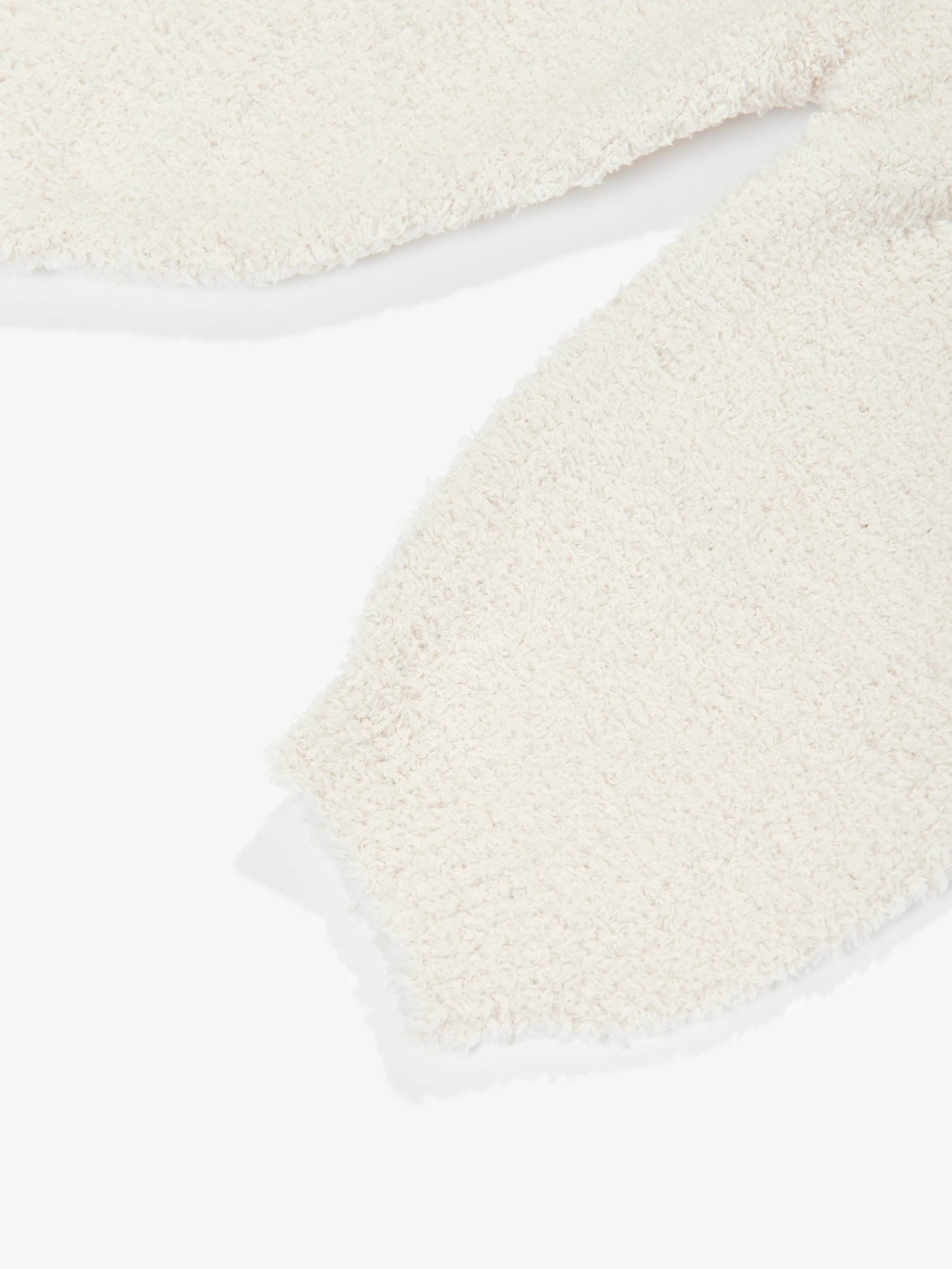 7AM Enfant Baby  Fuzzy Boxy Lounge Pants in Ivory