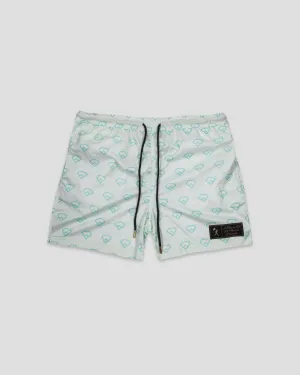 A Game So Fine Diamond Air Mesh Shorts - Youth