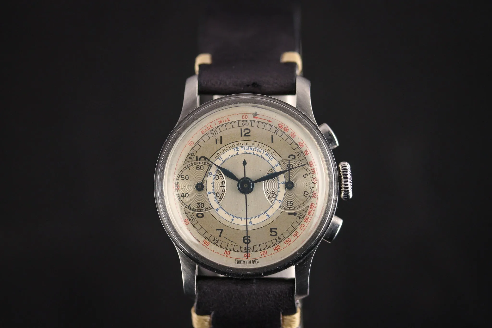 Abercrombie & Fitch Chronograph Steel - 1940s