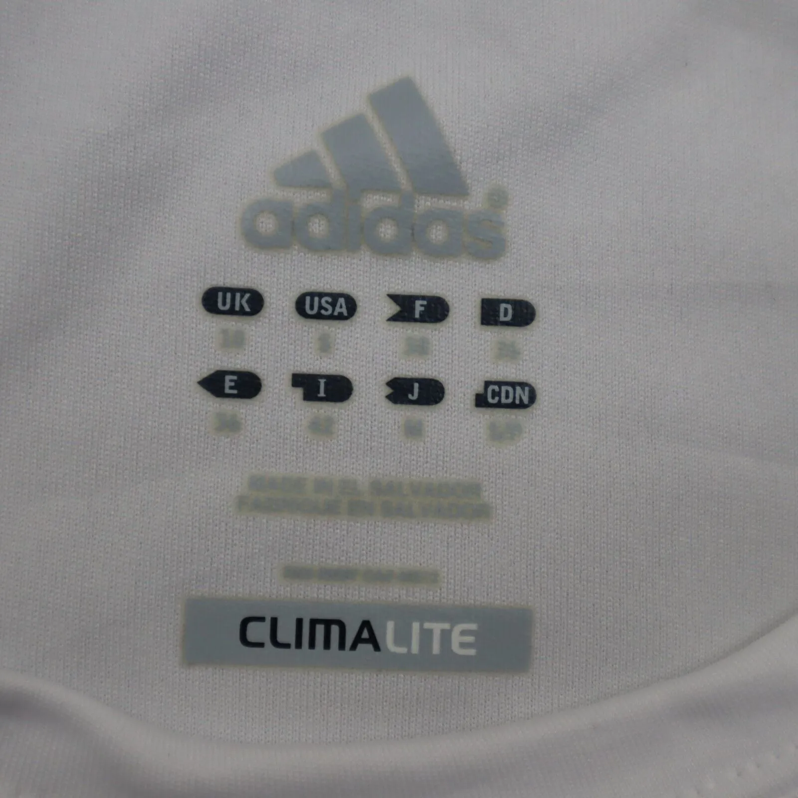 Adidas Climalite Womens Crew Neck T Shirt Short Sleeve Cotton White Size Small