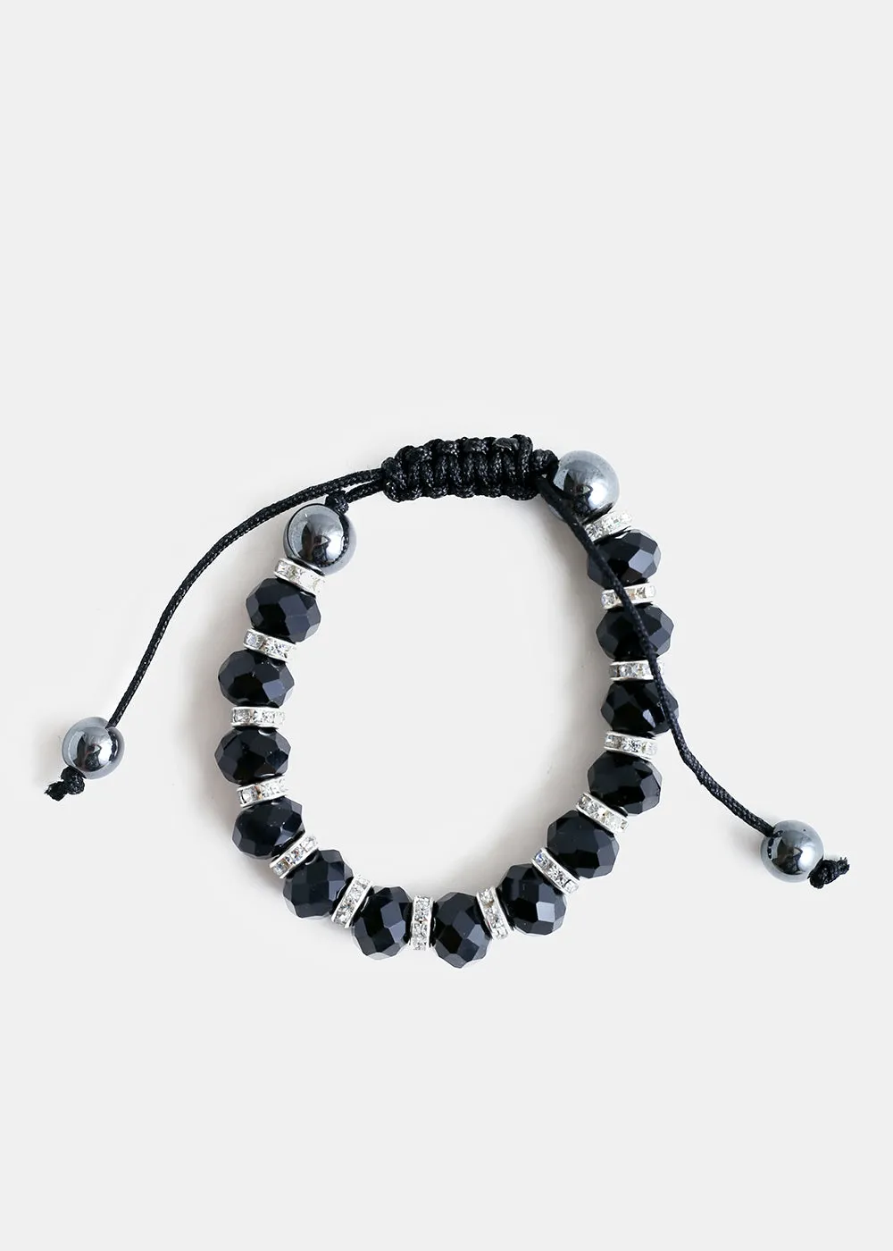 Adjustable Translucent Bead Bracelet