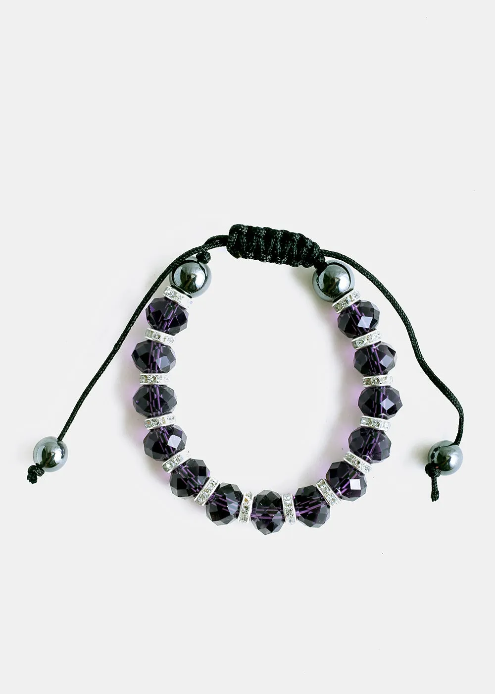 Adjustable Translucent Bead Bracelet