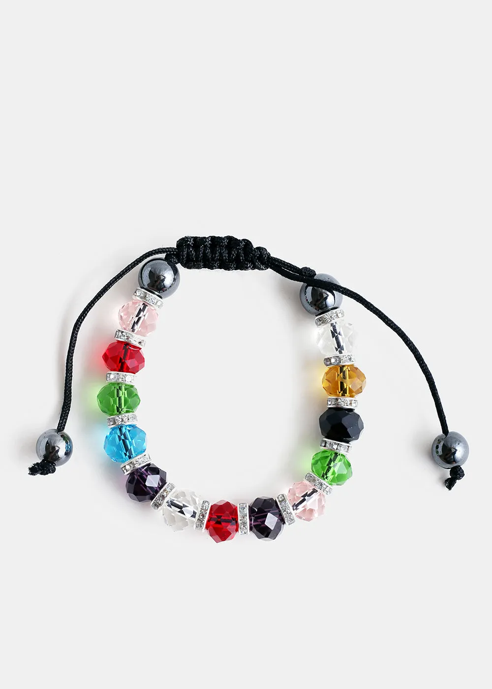 Adjustable Translucent Bead Bracelet