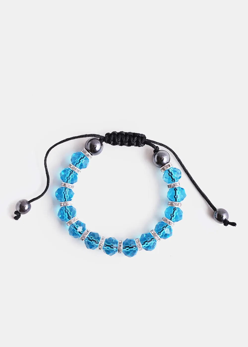 Adjustable Translucent Bead Bracelet