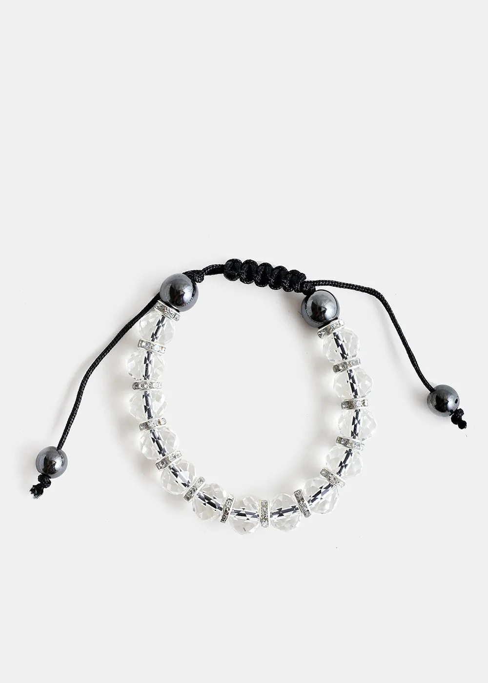 Adjustable Translucent Bead Bracelet