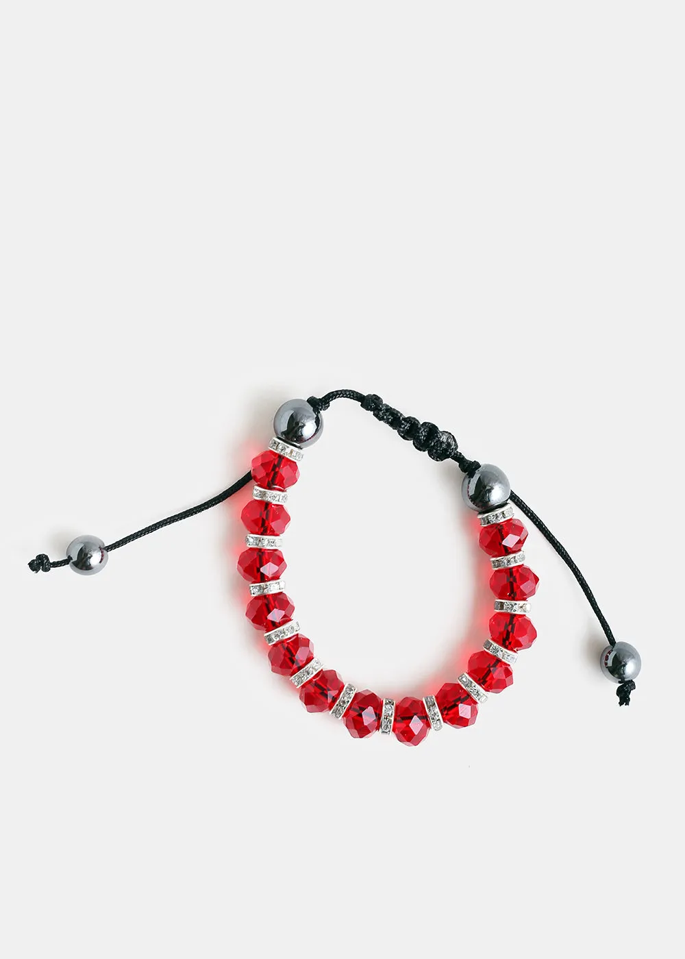 Adjustable Translucent Bead Bracelet