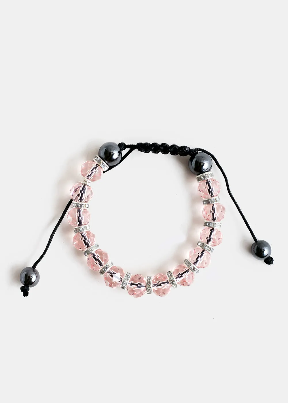 Adjustable Translucent Bead Bracelet