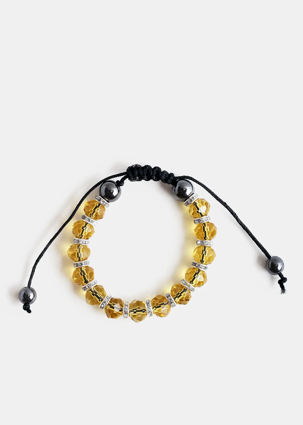 Adjustable Translucent Bead Bracelet