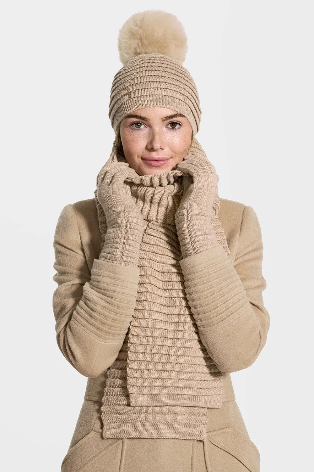 Adult Ribbed Scarf