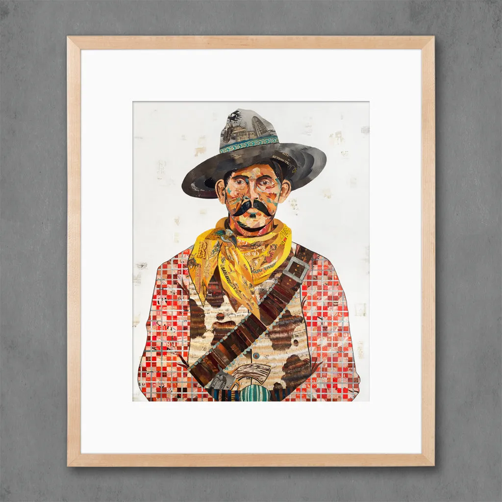 AMERICAN HERITAGE COWBOY (RED) limited edition paper print