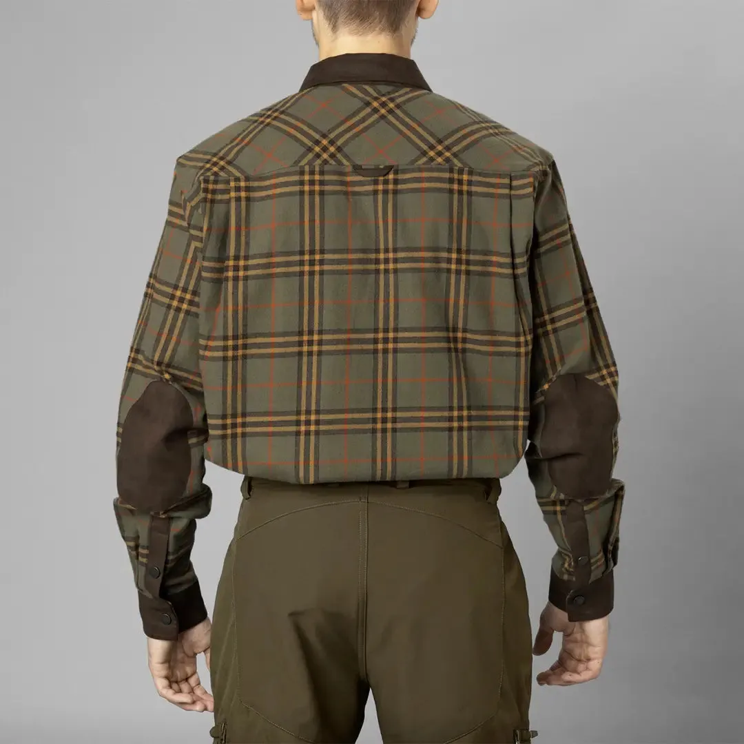 Banff Shirt - Grape Leaf/Terracotta Check by Seeland