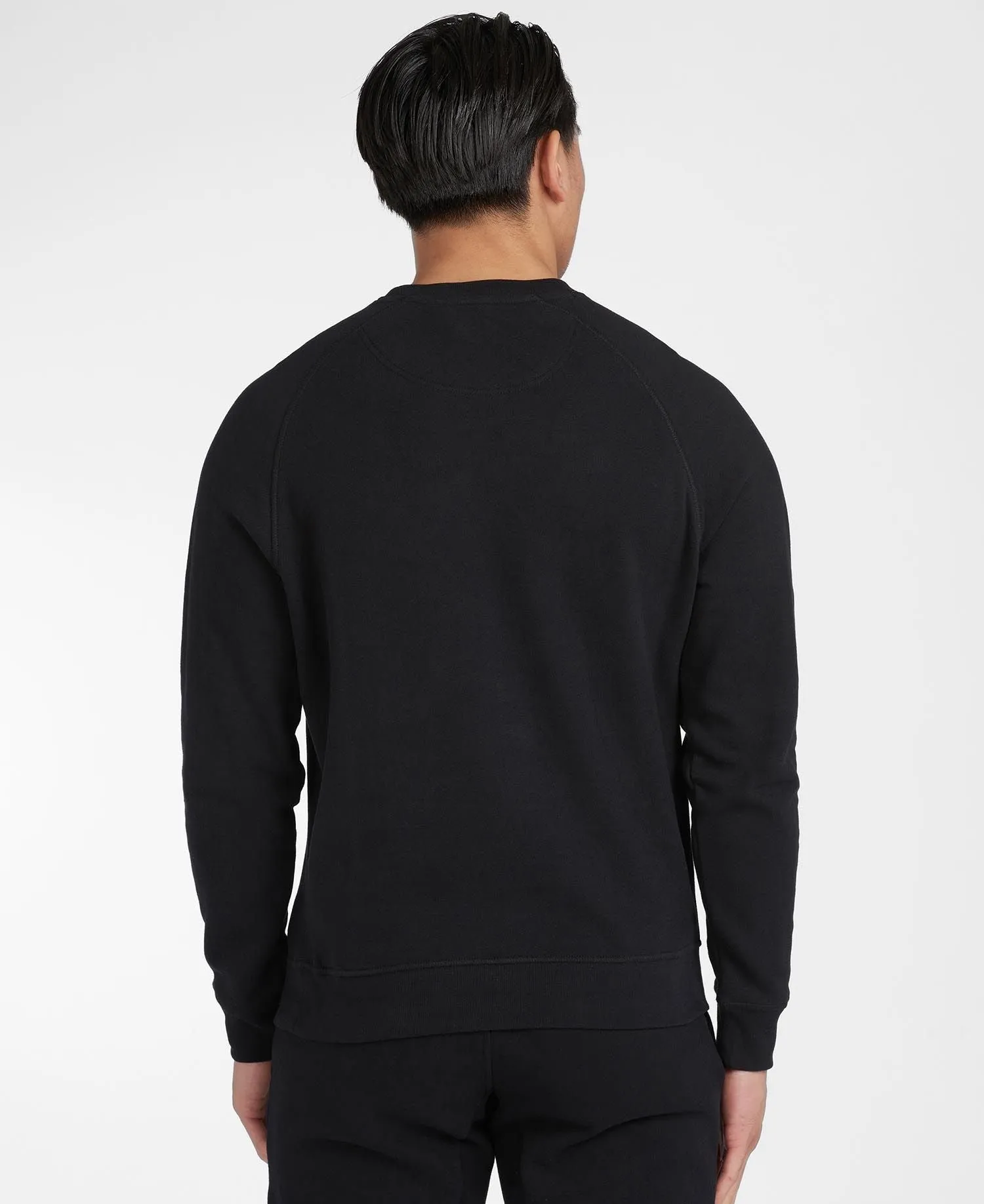 Barbour International Sweatshirt Essential Crew Neck Black