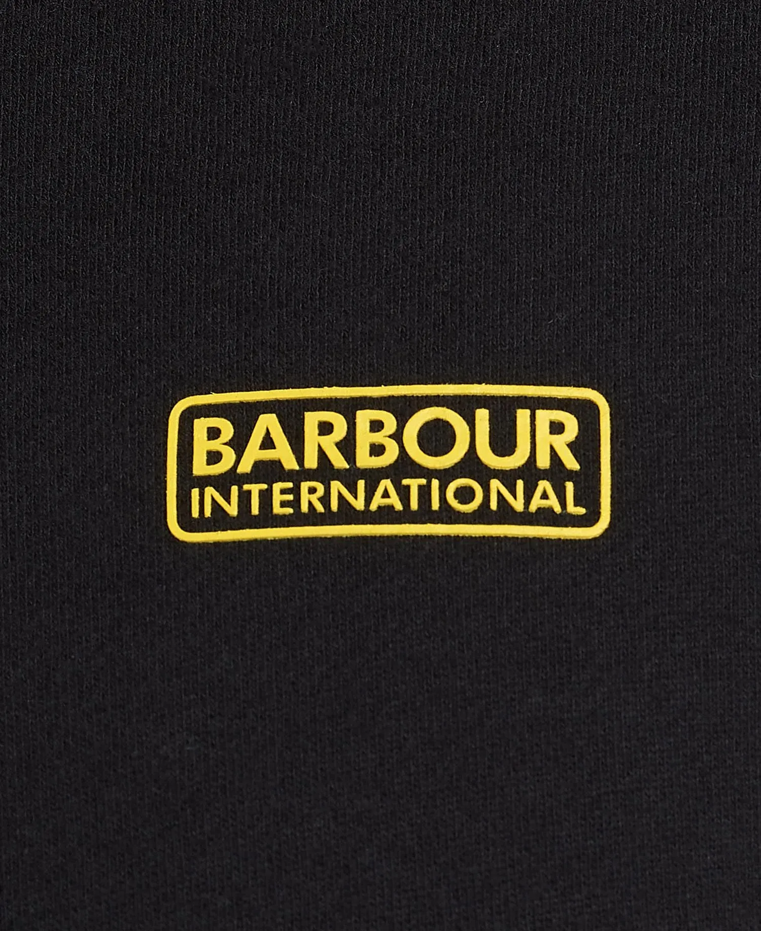 Barbour International Sweatshirt Essential Crew Neck Black