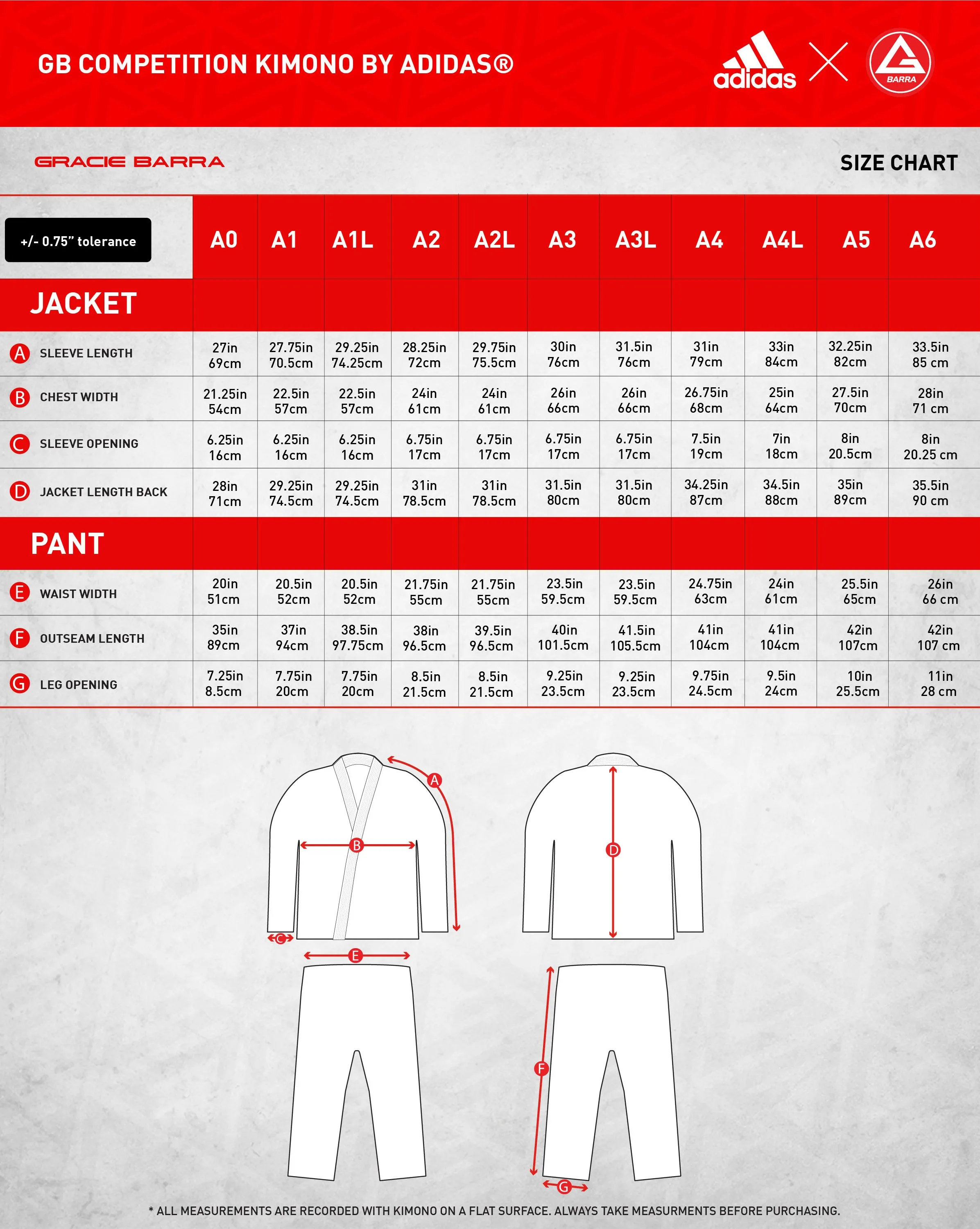 Barra Performance Kimono by Adidas - White