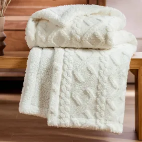 Bedsure Fuzzy Soft Sherpa Throw Blanket