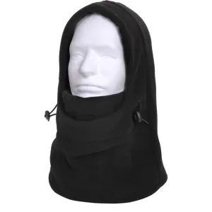 Black - 3 In 1 Adjustable Double Layer Fleece Balaclava