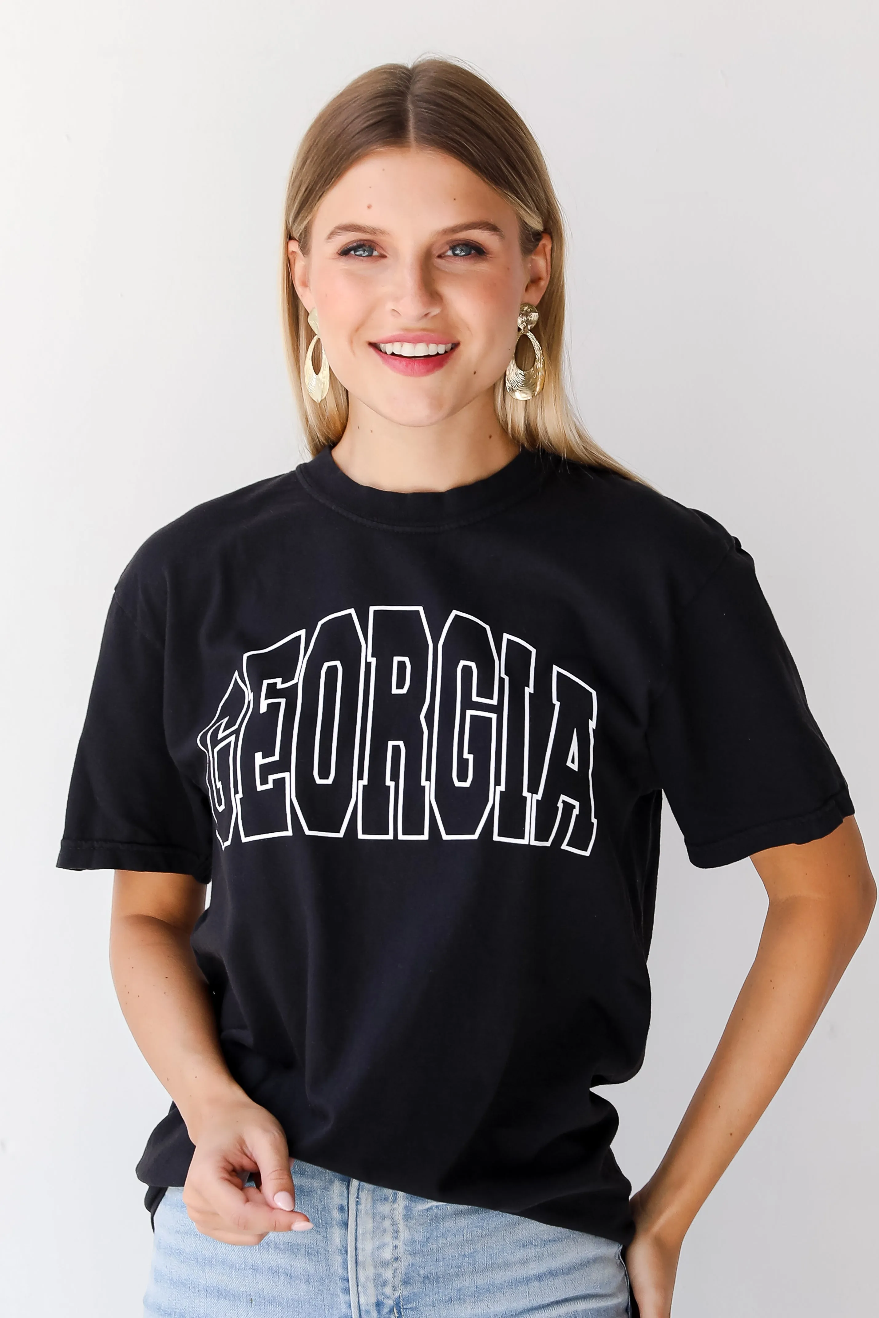 Black Georgia Tee