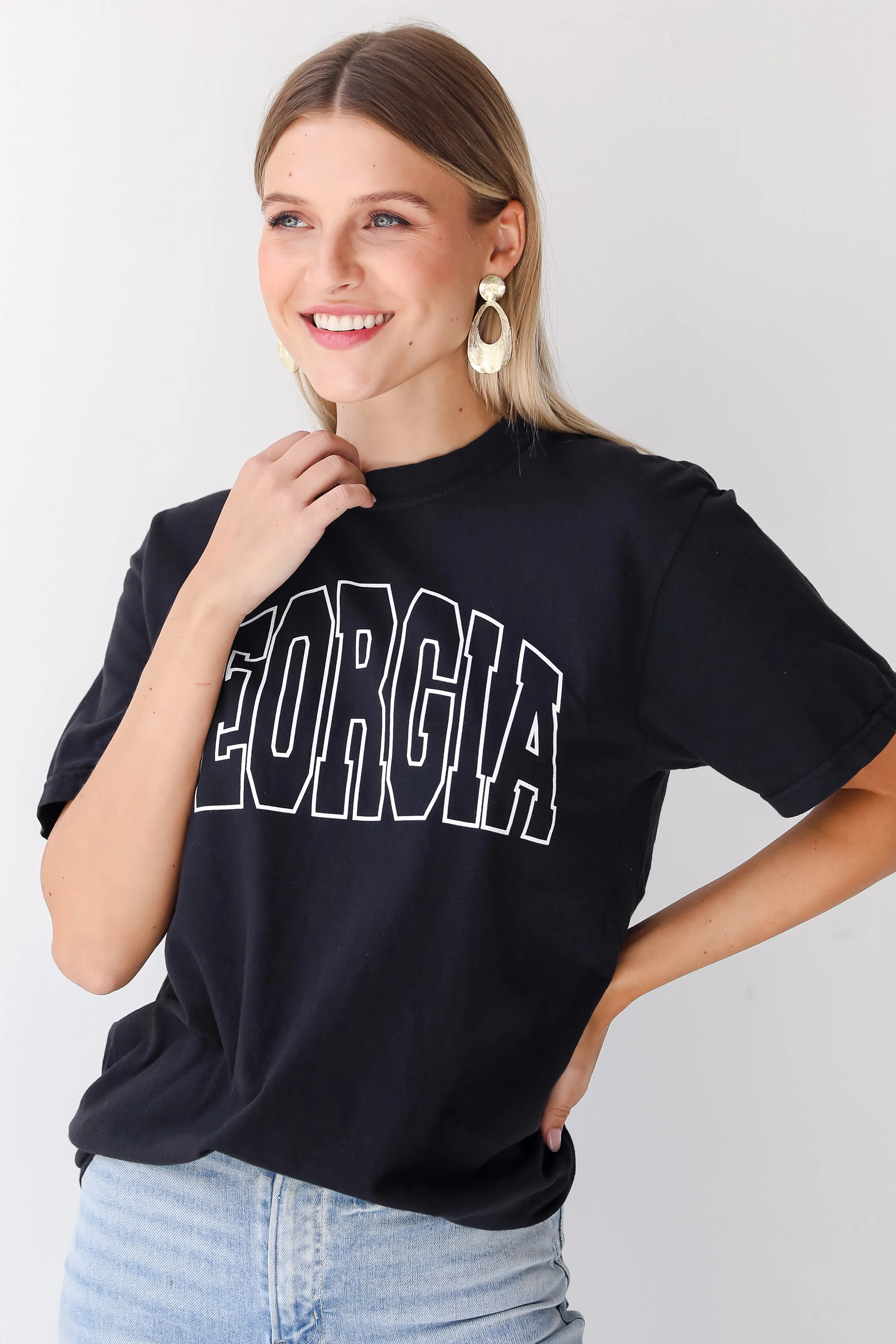 Black Georgia Tee