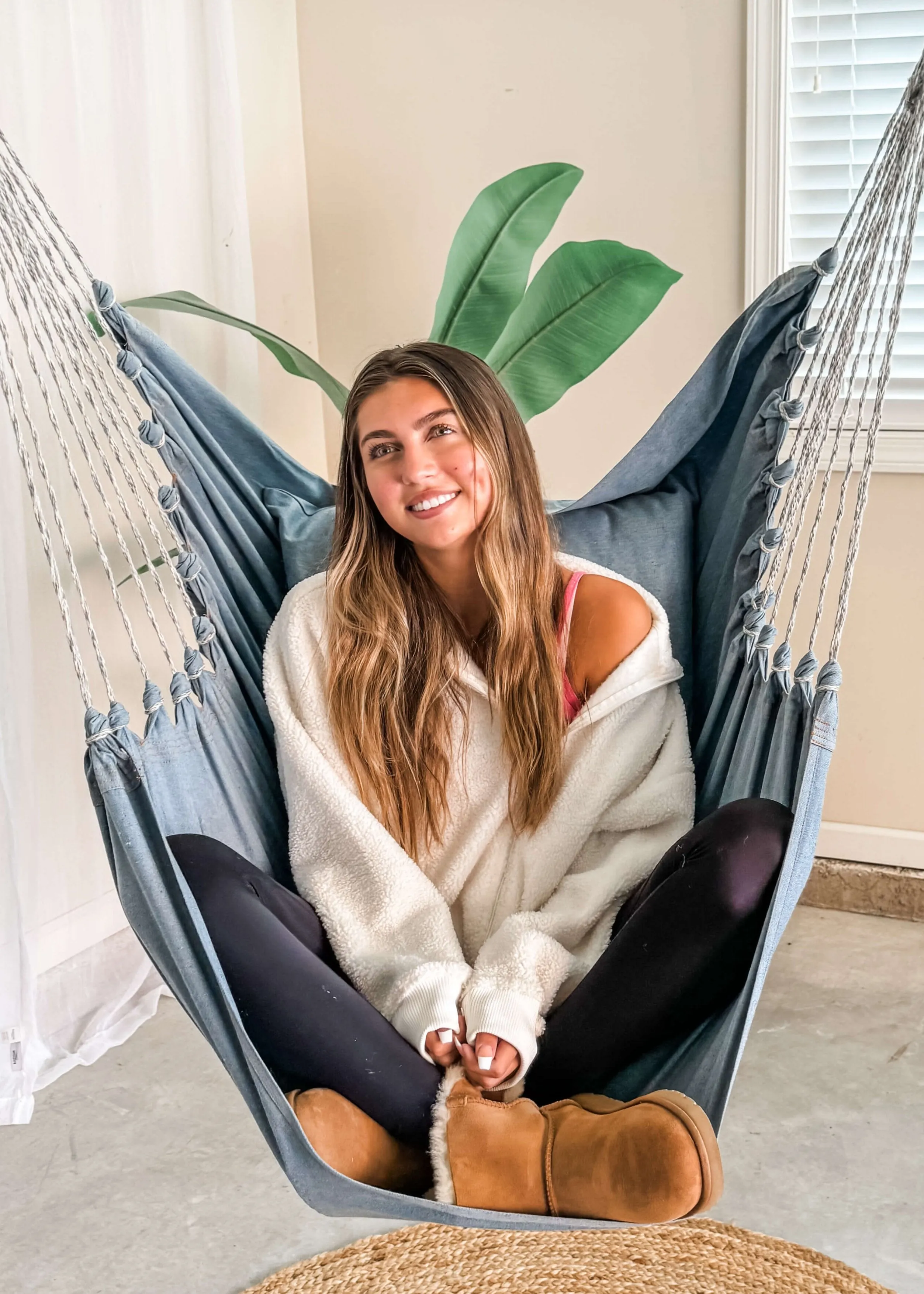 Blue Jeans Indoor Hammock Chair Swing | DENIM