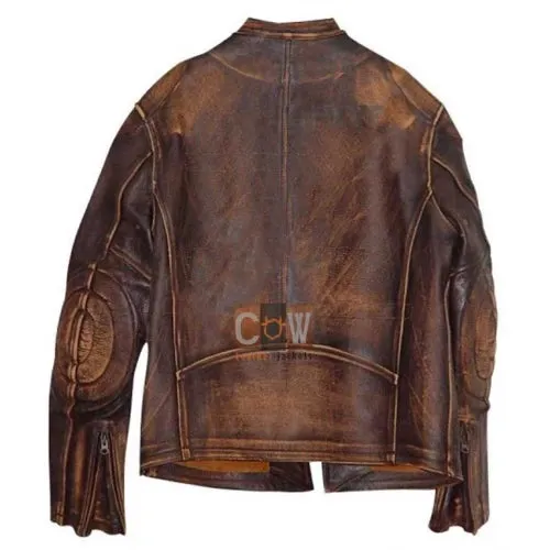 Bomber Style Distressed Jacket Seth Green (Lyle) Italian Job