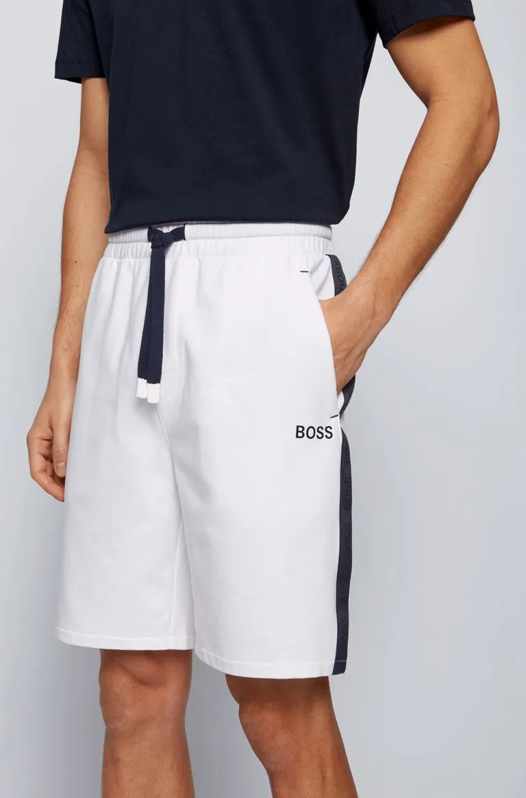 BOSS Heritage Short Sweat Short in White