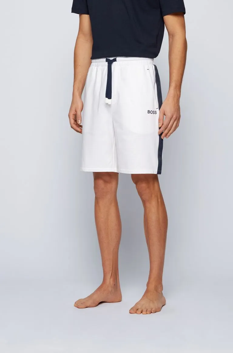 BOSS Heritage Short Sweat Short in White