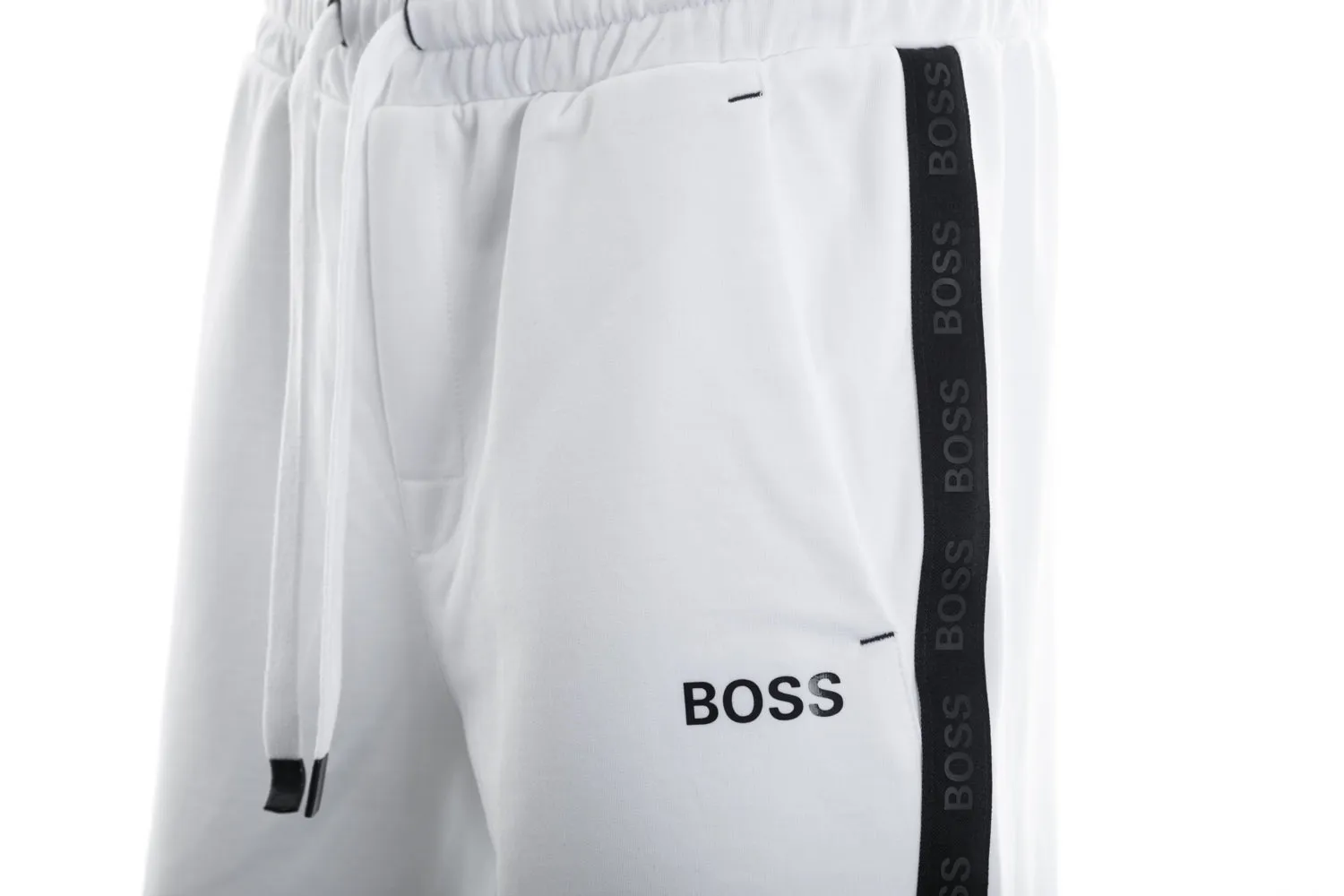 BOSS Heritage Short Sweat Short in White