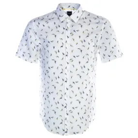 BOSS Ronn_F Short Sleeve Shirt in White