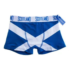 Boys Saltire Fashion Boxer Shorts