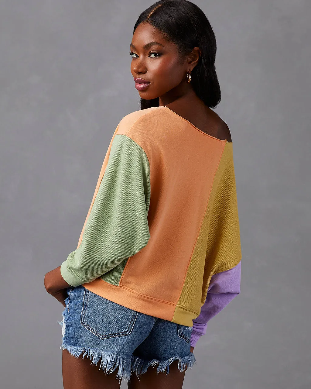 Brendel Colorblock Pullover Sweater