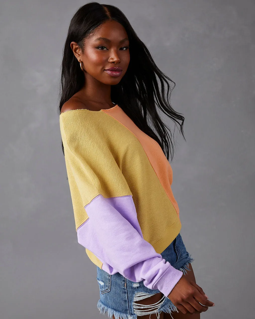 Brendel Colorblock Pullover Sweater