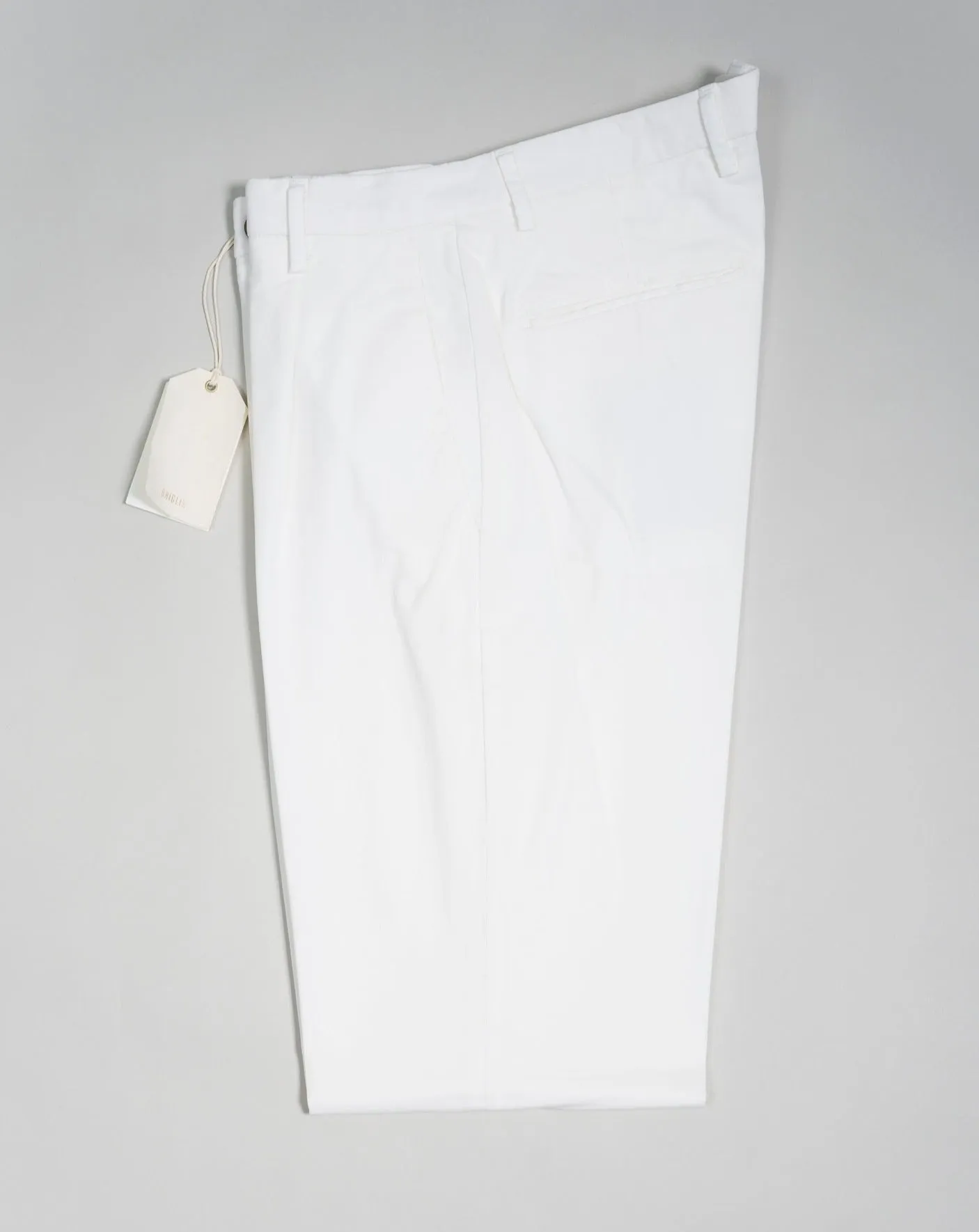 Briglia Garment Dyed Chinos / White