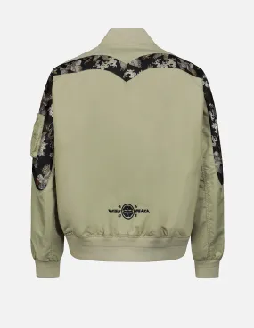 Brocade Daicock Insert MA-1 Bomber Jacket