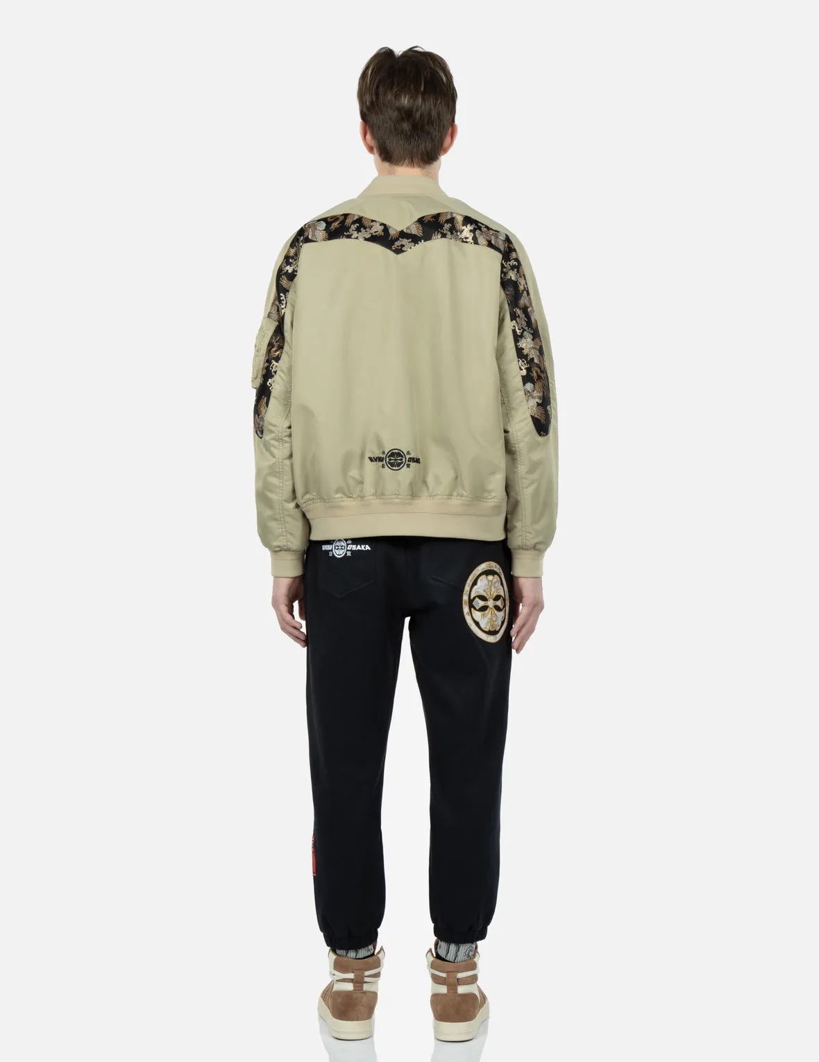 Brocade Daicock Insert MA-1 Bomber Jacket