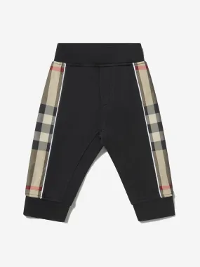 Burberry Baby Boys Cotton Check Trim Joggers