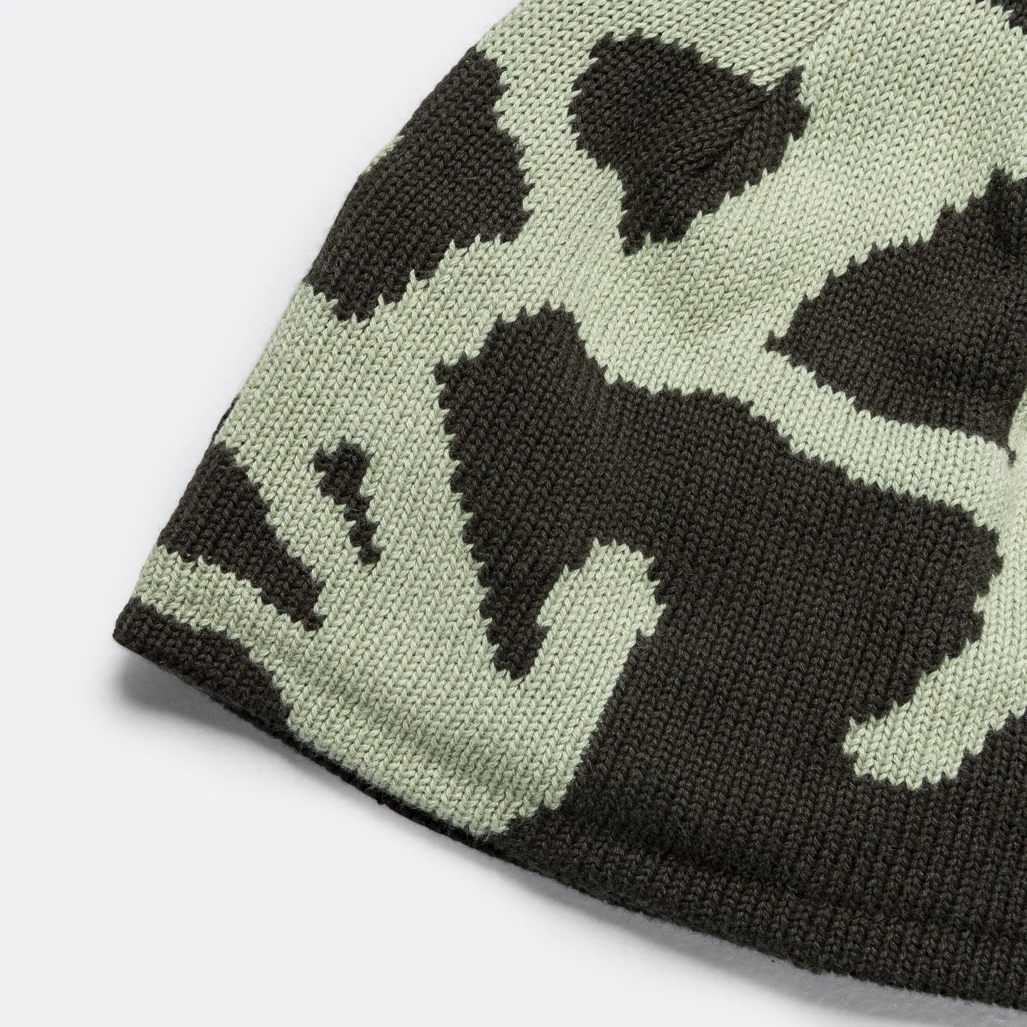 Burly Runningman Beanie - Oak Green