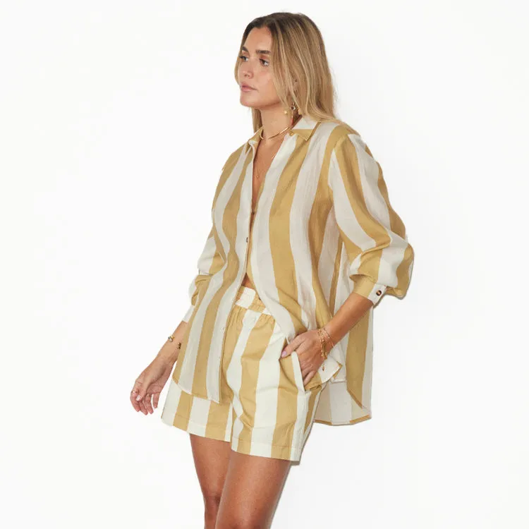 Camel Stripe Miley Shirt