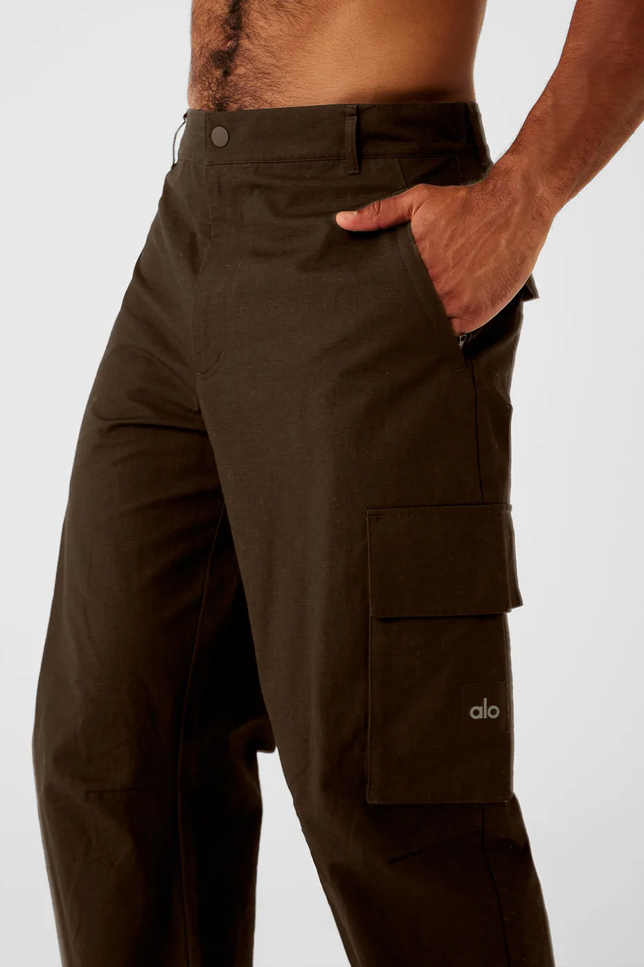 Cargo Ripstop Trouser - Espresso