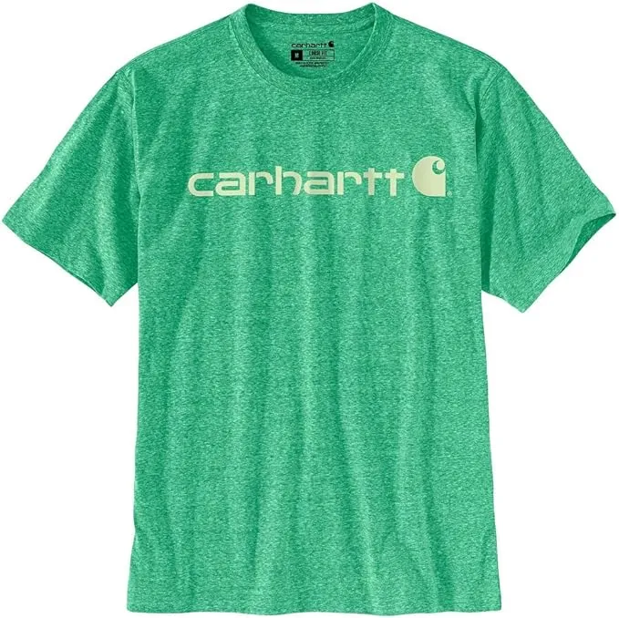 Carhartt Men's Loose Fit Heavyweight Short-Sleeve Logo Graphic T-Shirt