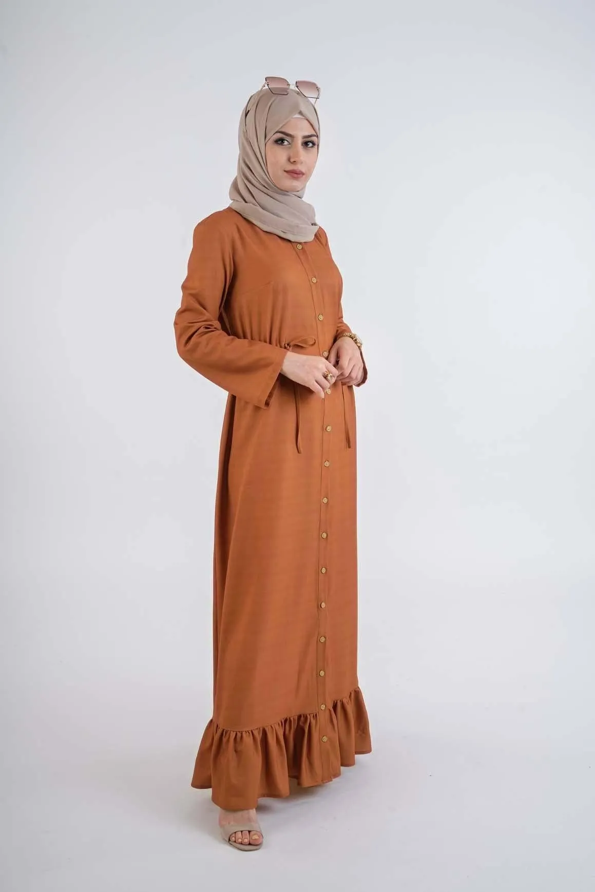 Carmen shirt dress-hijab style casual