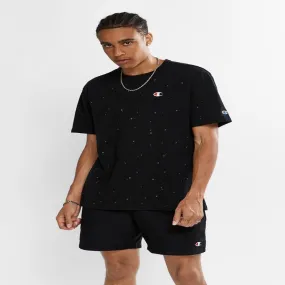 Champion SHIRTS HERITAGE TEE PAINT Men’s -BLACK PAINT