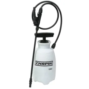 CHAPIN Lawn & Garden Series 10000 Compression Sprayer, 0.5 gal Tank, Poly Tank, 34 in L Hose, White :EA: QUANTITY: 1