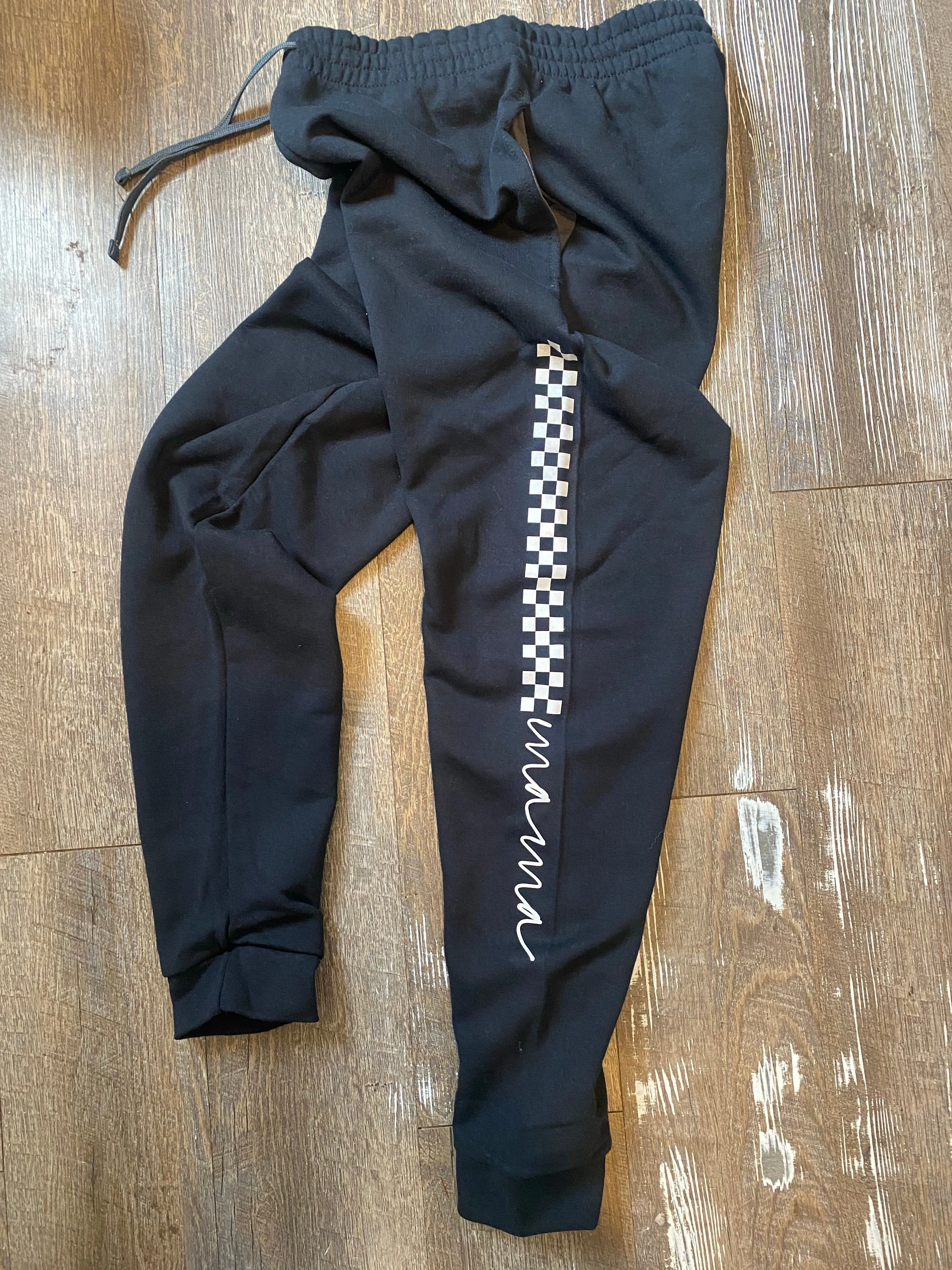 Checkered Mama Sweatshirt   Joggers