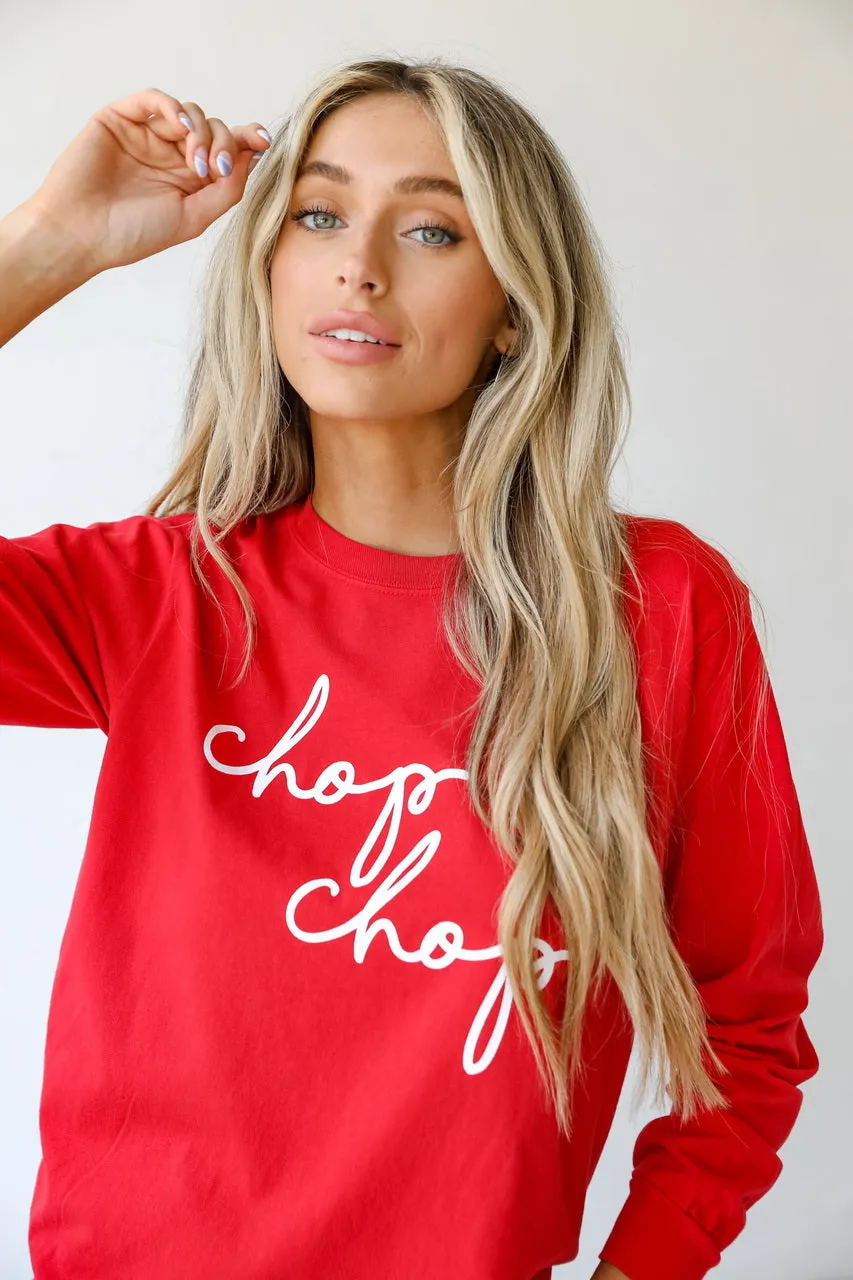 Chop Chop Long Sleeve Tee