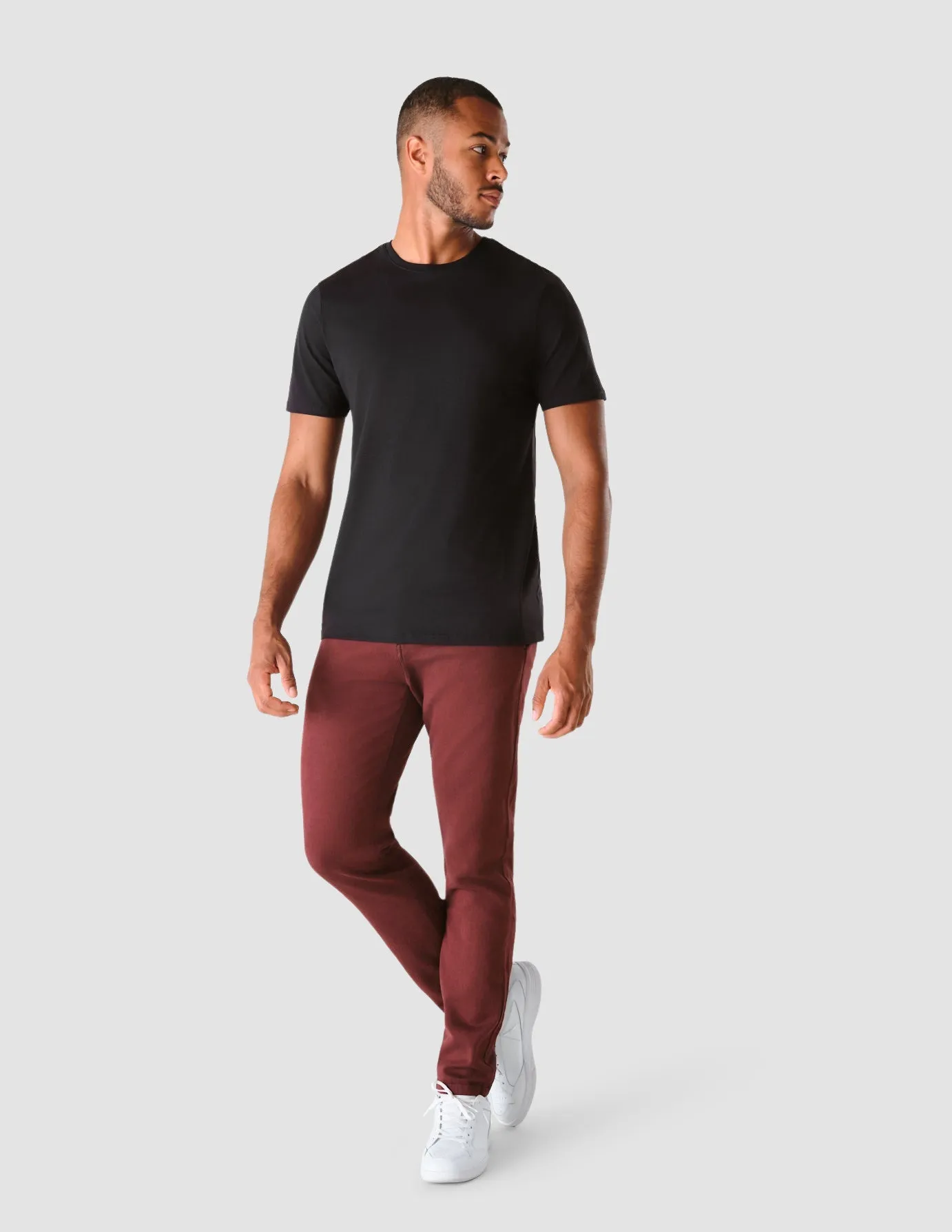 Classic Pants Slim Bordeaux