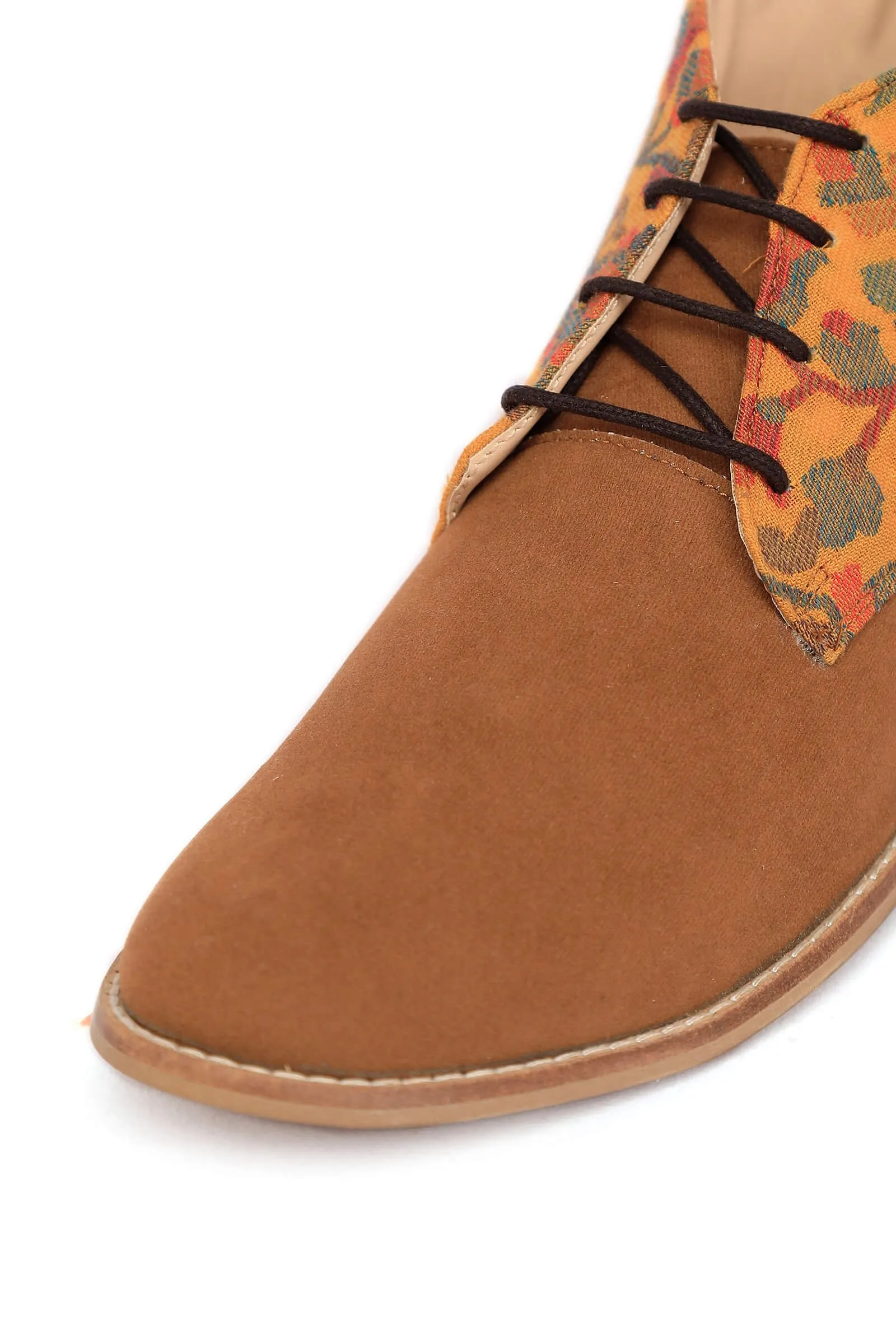 Coffee Brown Kani Cruelty Free Oxford Shoes