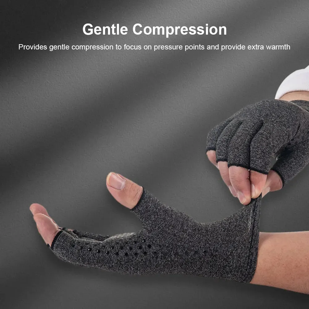 Compression Arthritis Gloves Wrist Support Joint Pain Relief Hand Brace Compression Gloves Therapy Wristband Cycling Gloves