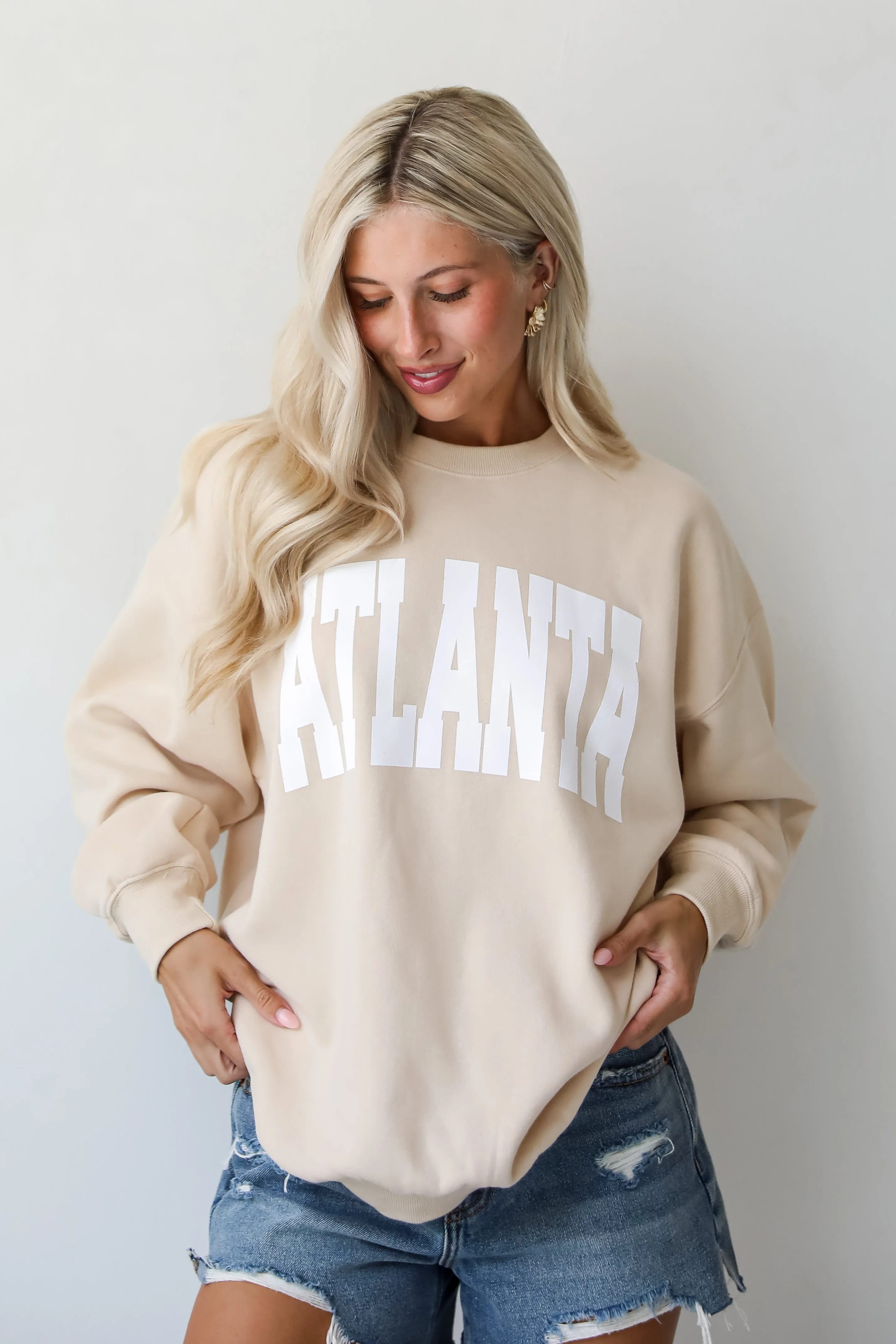 Cream Atlanta Sweatshirt